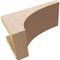 Ekena Millwork 5"W x 10"D x 5"H Wide Stockport Rough Cedar Woodgrain TimberThane Corbel, Primed Tan CORUR05X10X05STORCPR - alternate 5